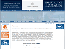 Tablet Screenshot of dyslexicschools.co.uk